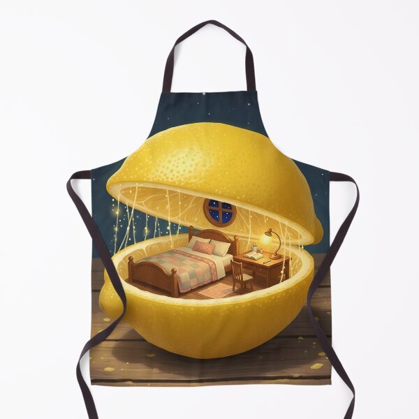 Item preview, This is Home - Cozy Room Inside a Lemon - Fantasy Art designed and sold by WowDezign.