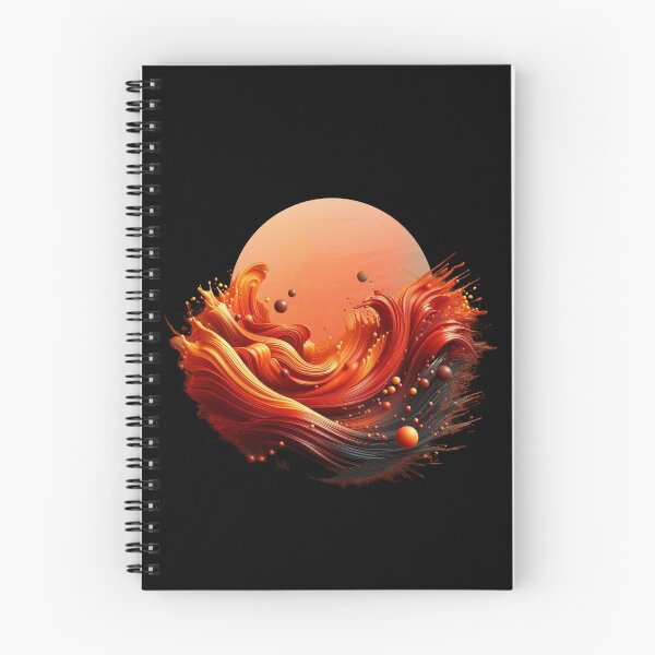 Item preview, Orange Energy Burst Modern Abstract Art designed and sold by Szpaku desart .