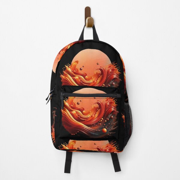Item preview, Orange Energy Burst Modern Abstract Art designed and sold by Szpaku desart .