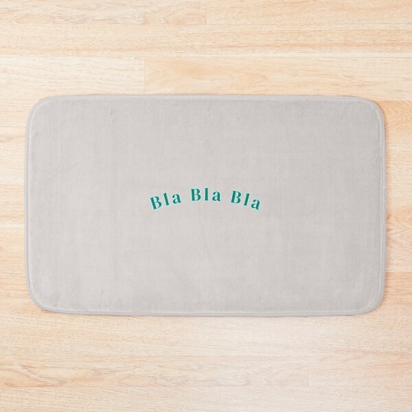 Item preview, Bla Bla Bla Blue Text Stickers Prints Posters Wall Art Magnet Home Coffee Cup Decoration TShirt Stationary Notebook Magnet Hat Kitchen Work School Office Redbubble Shop designed and sold by Saritas Boutique Shop.