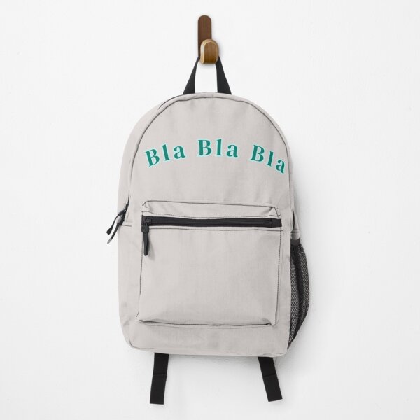 Item preview, Bla Bla Bla Blue Text Stickers Prints Posters Wall Art Magnet Home Coffee Cup Decoration TShirt Stationary Notebook Magnet Hat Kitchen Work School Office Redbubble Shop designed and sold by Saritas Boutique Shop.