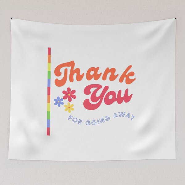 Item preview, Thank You For Going Away designed and sold by LibrarianLauren.