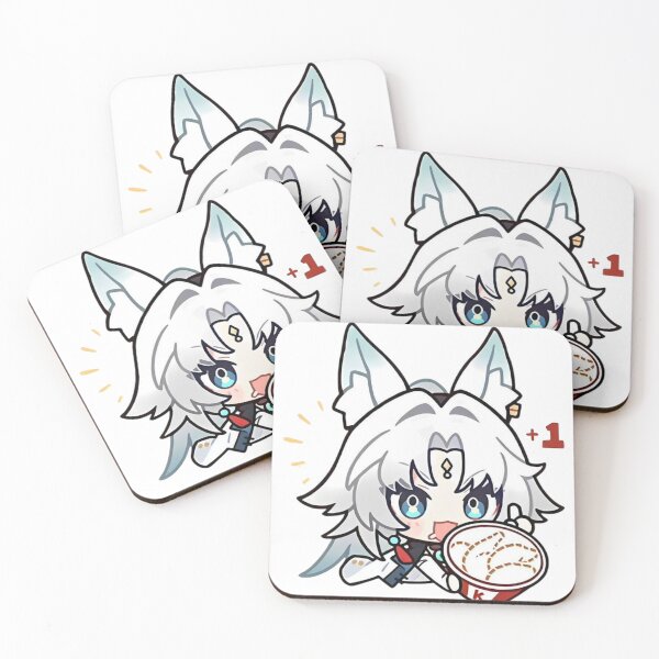 Item preview, Chibi Feixiao Eating KFC Honkai Star Rail designed and sold by KomiArts.