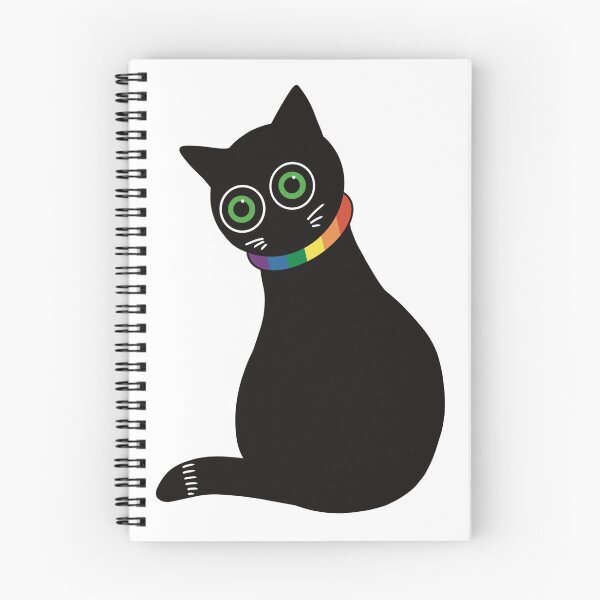 Item preview, Pride Kitty with Collar – Cute Kawaii LGBT Art designed and sold by StickemandPeel.
