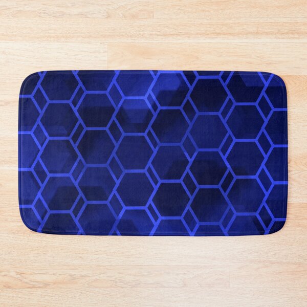 Item preview, Hexagonal Blue Pattern designed and sold by Andrew  Hitchen.