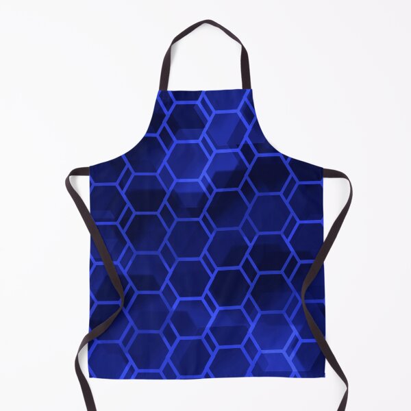 Item preview, Hexagonal Blue Pattern designed and sold by Andrew Hitchen.