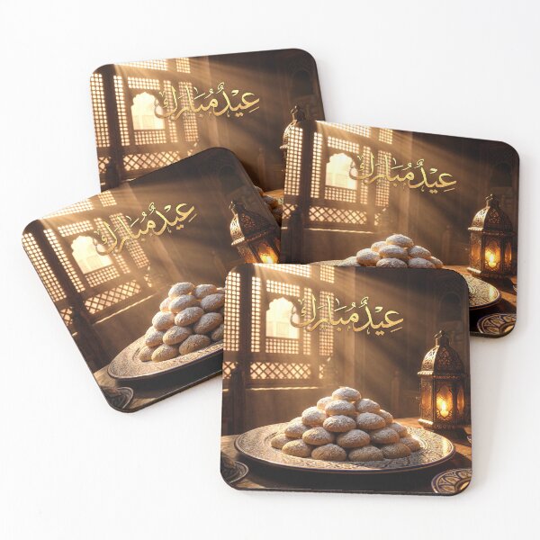 Item preview, eid mubarak with traditional Kahk Cookies designed and sold by YasminTaha.