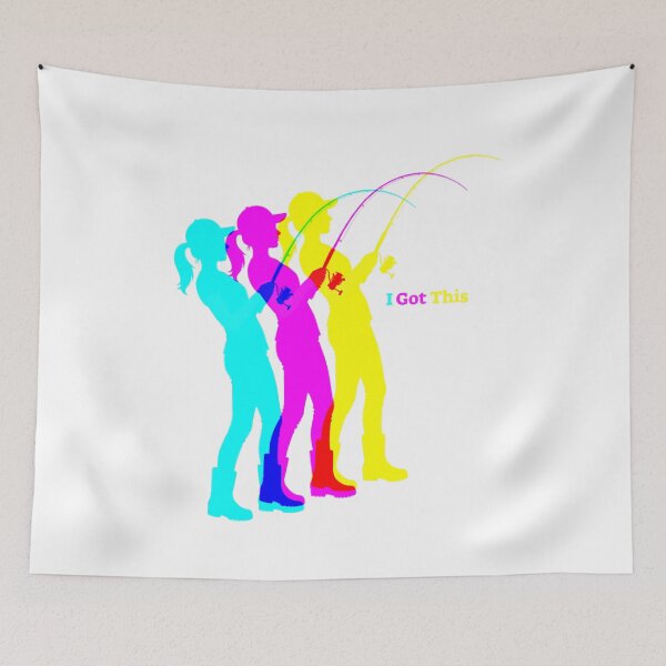 Item preview, I Got This Fishing T-Shirt for Girls designed and sold by OutdoorSportKid.