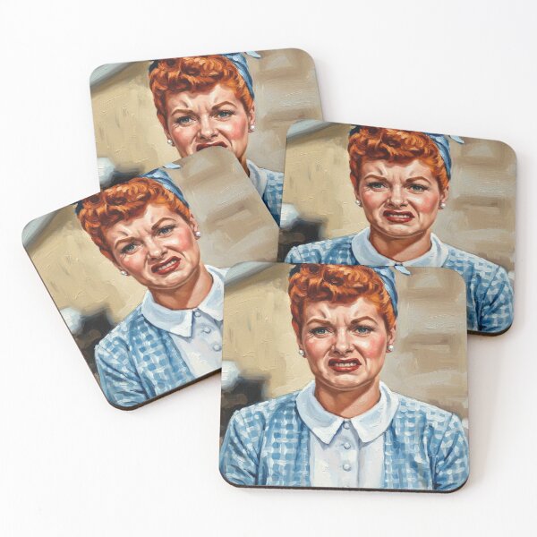 Item preview, The Queen of Comedy: Lucille Ball Iconic Expression Portrait designed and sold by Art's Diner.