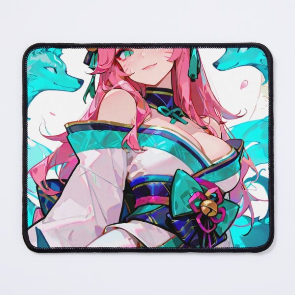 Item preview, Ahri With Foxes League Of Legends designed and sold by KomiArts.