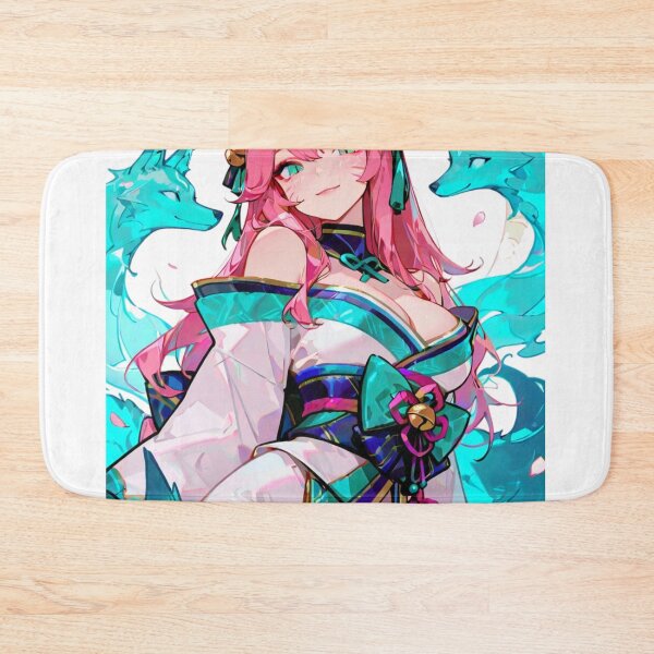 Item preview, Ahri With Foxes League Of Legends designed and sold by KomiArts.