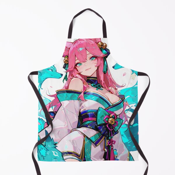 Item preview, Ahri With Foxes League Of Legends designed and sold by KomiArts.