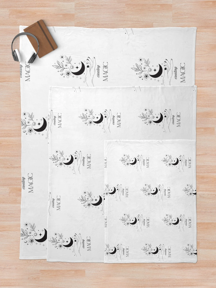 Thumbnail 5 of 6, Throw Blanket, Create Magic designed and sold by Chiara De Rosa.