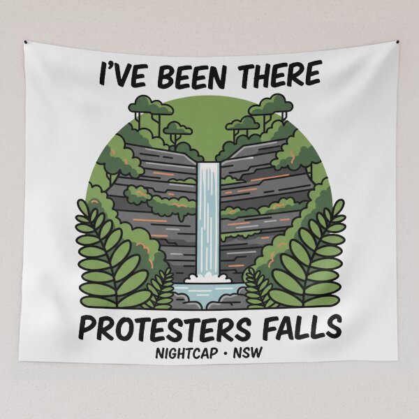 Item preview, I’ve Been There — Protesters Falls designed and sold by Random Designs.