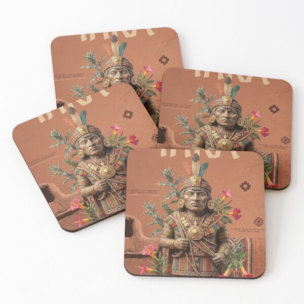 Item preview, Statue of an Inca Warrior with Flowers and Thorns designed and sold by HANANTI.
