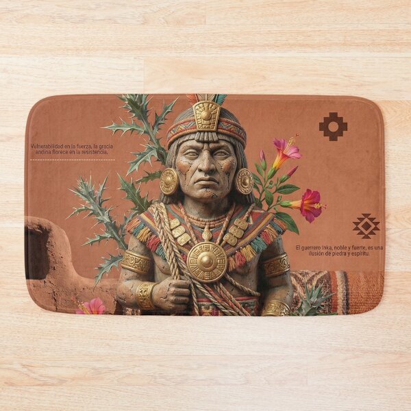 Item preview, Statue of an Inca Warrior with Flowers and Thorns designed and sold by HANANTI.