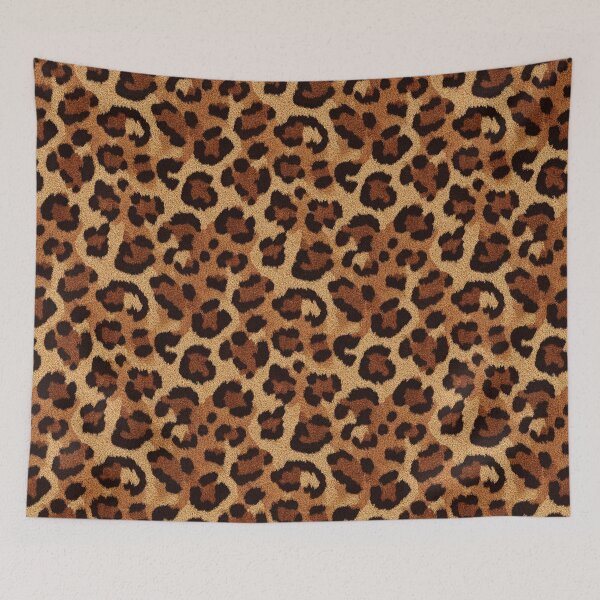 Item preview, Bold-Styled Leopard Textile  - Wildlife Print  - Gifts For Grandma designed and sold by RoyalStarsPatts.