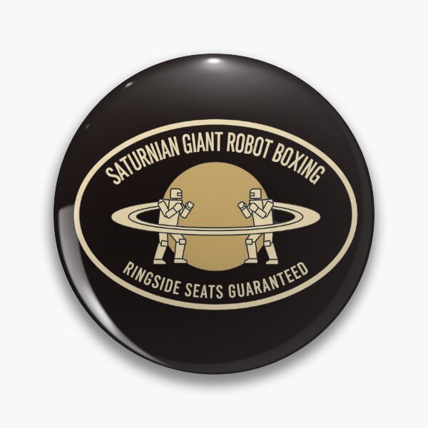 Item preview, Saturnian Giant Robot Boxing - Ringside Seats Guaranteed - Minimalist Space Design - Space Tourism Shirt  designed and sold by Halejo68.