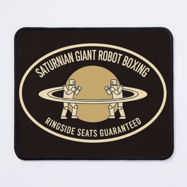 Item preview, Saturnian Giant Robot Boxing - Ringside Seats Guaranteed - Minimalist Space Design - Space Tourism Shirt designed and sold by Halejo68.