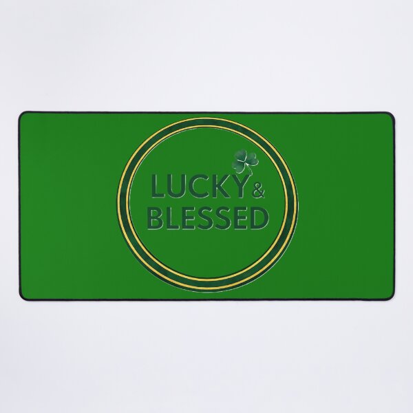 Item preview, Lucky & Blessed – Modern Emerald Circle Design designed and sold by TheJoyfulPen.