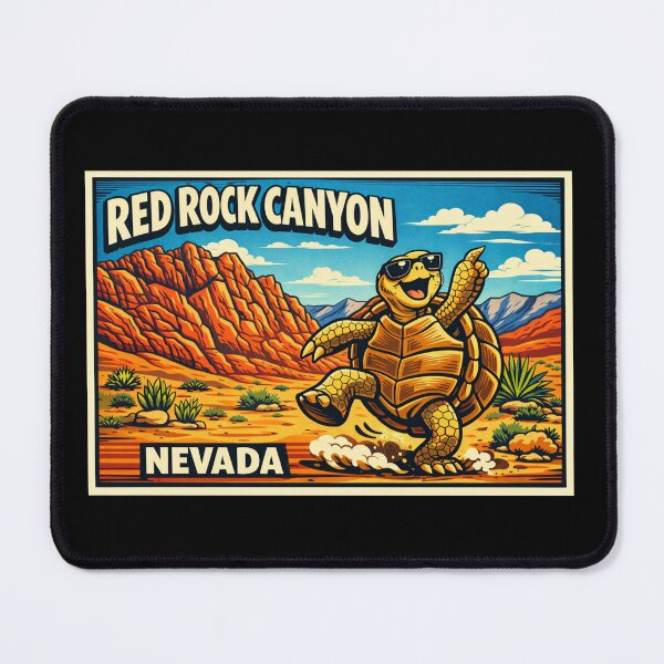 Item preview, Red Rock Canyon Nevada Tortoise designed and sold by MojaveTradePost.
