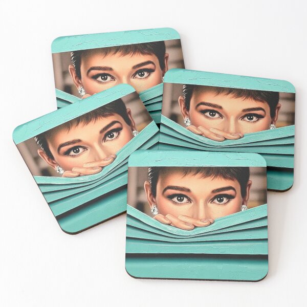 Item preview, Tiffany Peak: Audrey Hepburn Impasto Venetian Portrait designed and sold by Art's Diner.