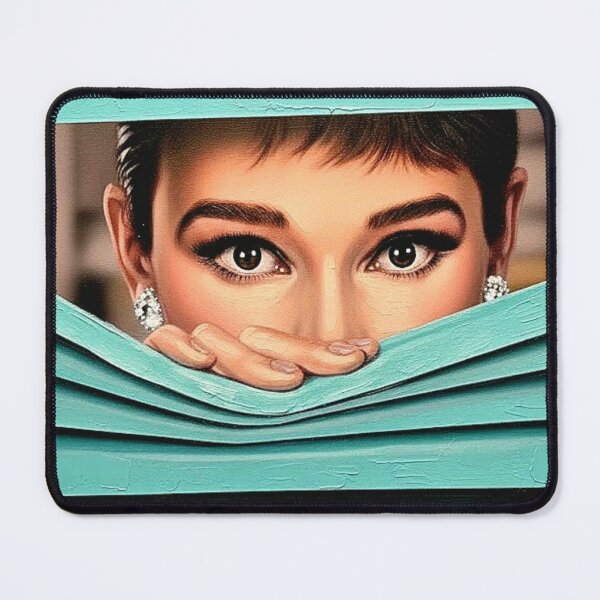 Item preview, Tiffany Peak: Audrey Hepburn Impasto Venetian Portrait designed and sold by Art's Diner.