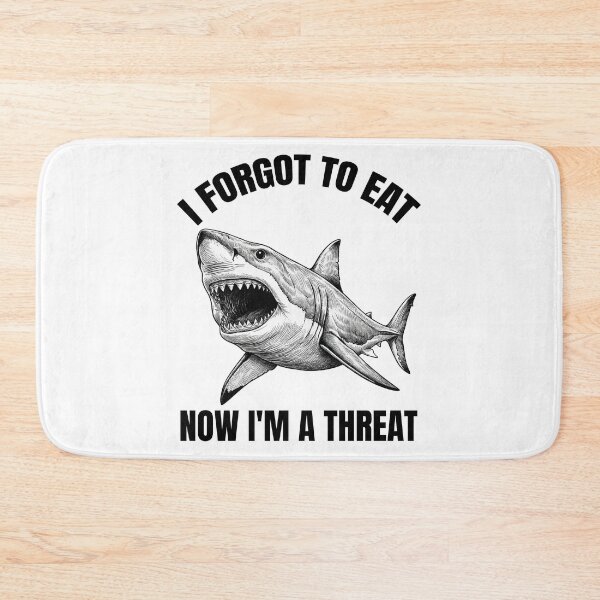 Item preview, Hangry Shark - I Forgot To Eat, Now I'm A Threat designed and sold by MuggyandMo.