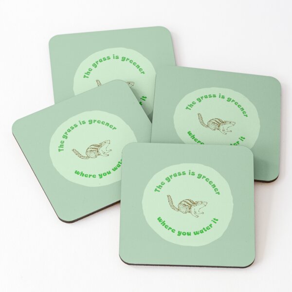 Item preview, THE GRASS IS GREENER WHERE YOU WATER IT  designed and sold by thehappyintrovert .
