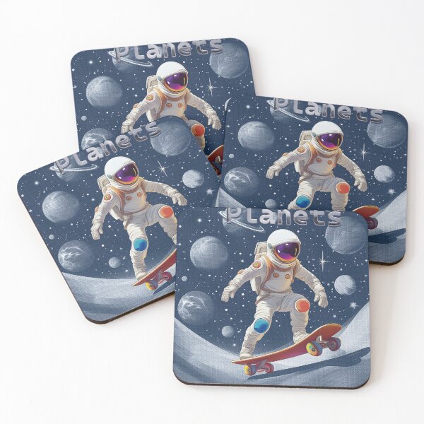 Item preview, Planetary Shredder: Astronaut Skater in the Cosmos designed and sold by Nubesss.