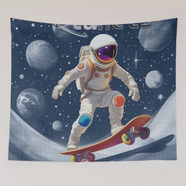 Item preview, Planetary Shredder: Astronaut Skater in the Cosmos designed and sold by Nubesss.