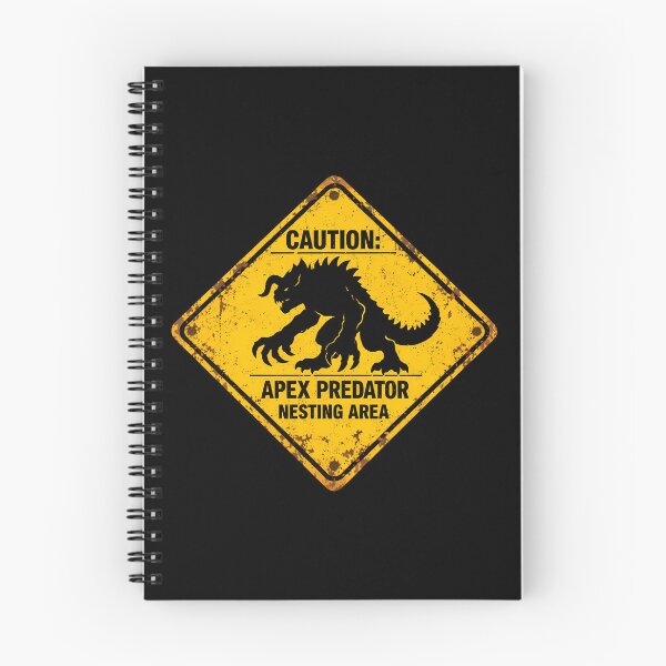 Item preview, Apex Predator Warning Road Sign designed and sold by agearb.