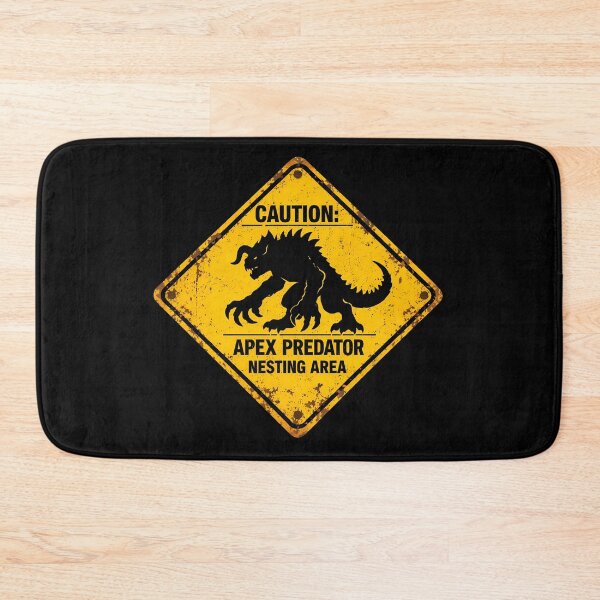 Item preview, Apex Predator Warning Road Sign designed and sold by agearb.