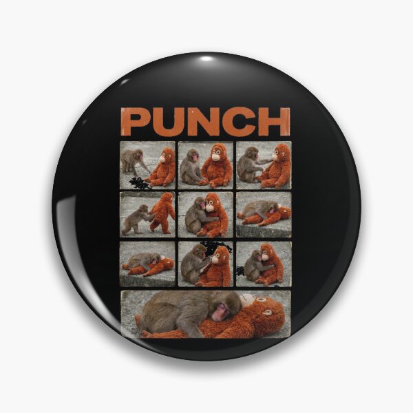 Item preview, Punch Funny Monkey Primate Wildlife Humor designed and sold by SofenArt.
