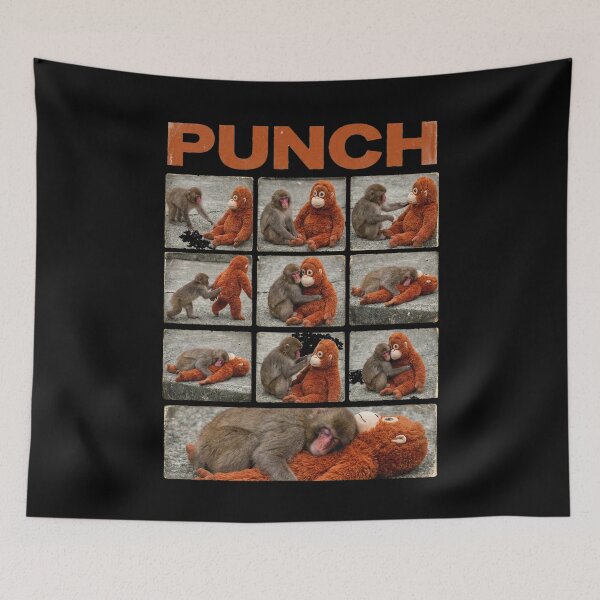 Item preview, Punch Funny Monkey Primate Wildlife Humor designed and sold by SofenArt.