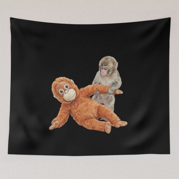 Item preview, Baby Monkey Orangutan Primate Animal Lover designed and sold by SofenArt.