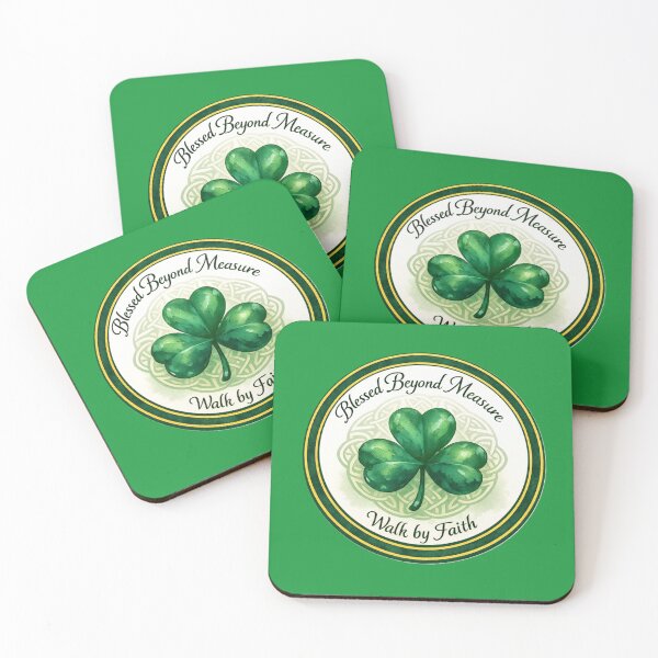 Item preview, Emerald Blessings – Blessed Beyond Measure Circle Design designed and sold by TheJoyfulPen.