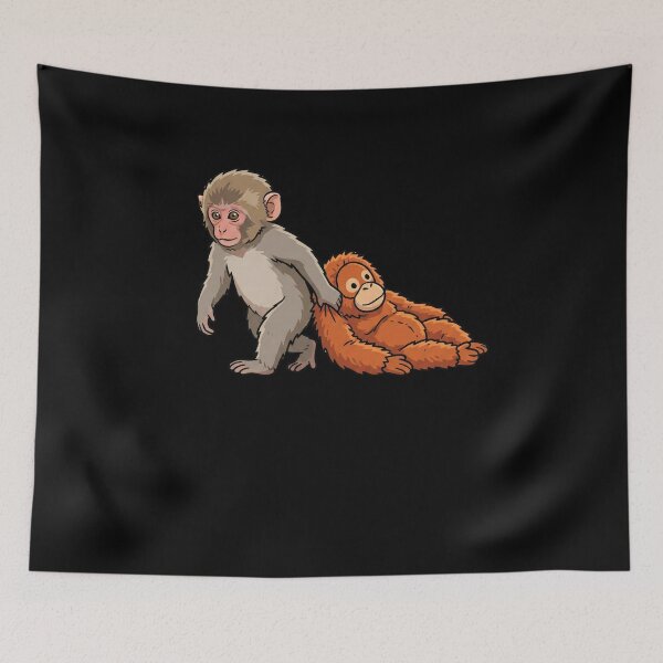 Item preview, Cute Monkey Orangutan Primate Apes Nature Lover designed and sold by SofenArt.