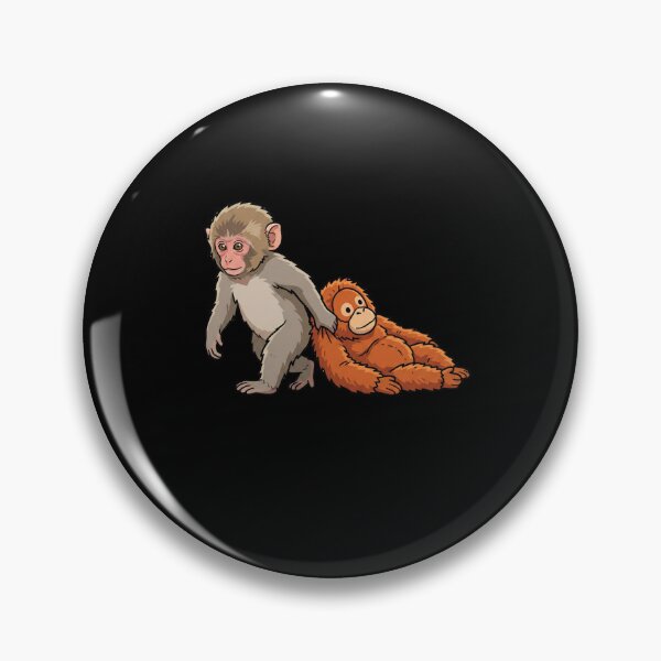 Item preview, Cute Monkey Orangutan Primate Apes Nature Lover designed and sold by SofenArt.