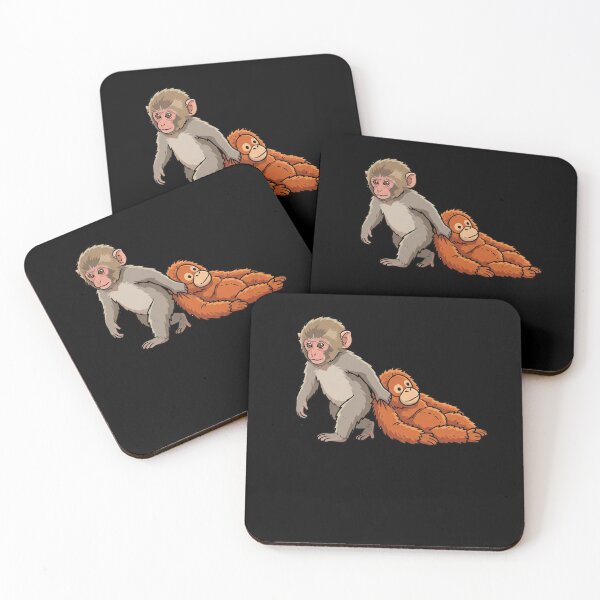 Item preview, Cute Monkey Orangutan Primate Apes Nature Lover designed and sold by SofenArt.