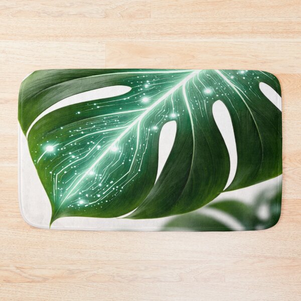 Item preview, Biophilic Circuit Leaf Art - Modern Tech Nature Fusion Sticker designed and sold by LuxeBuzz.