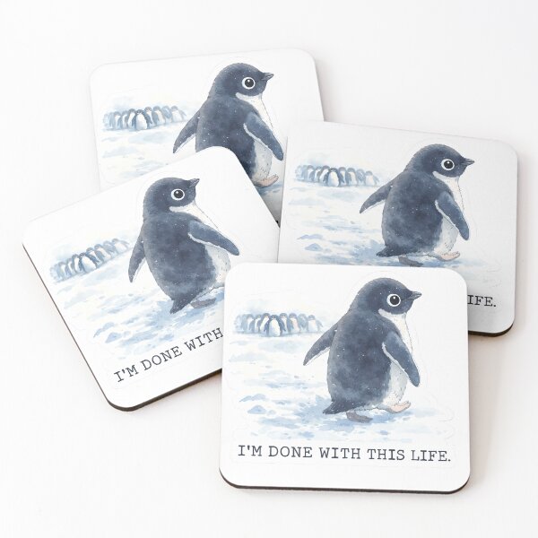 Item preview, Nihilistic Penguin - I'm Done With This Life 2026 Meme designed and sold by Vibes To VIsual.