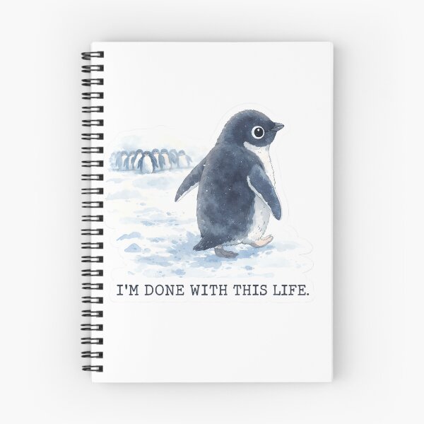 Item preview, Nihilistic Penguin - I'm Done With This Life 2026 Meme designed and sold by Vibes To VIsual.