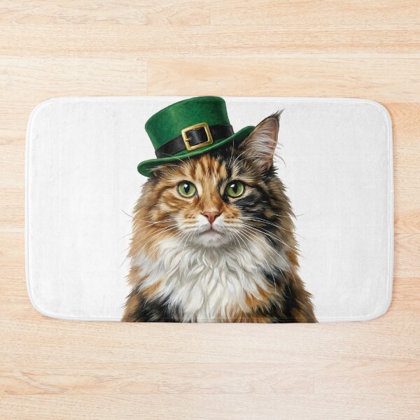 Item preview, St. Patrick's Calico Domestic Longhair designed and sold by KC's.