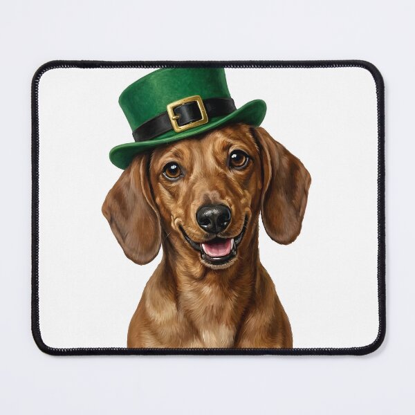 Item preview, St. Patrick's Dachshund Brown designed and sold by KC's.