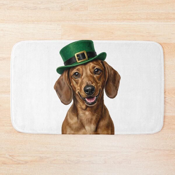 Item preview, St. Patrick's Dachshund Brown designed and sold by KC's.