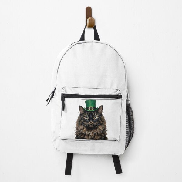 Item preview, St. Patrick's Black Domestic Longhair designed and sold by KC's.
