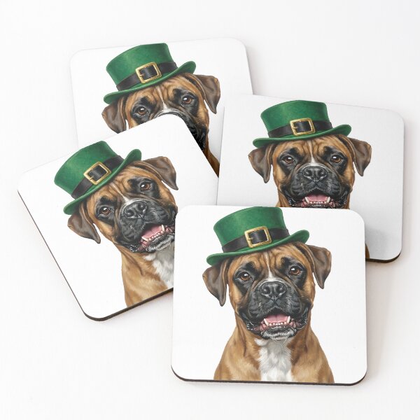 Item preview, St. Patrick's Boxer Brown designed and sold by KC's.