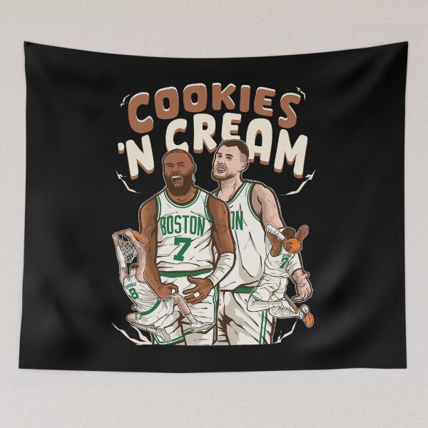 Item preview,  Jaylen Brown And Kristaps Porzingis Cookies N Cream Cartoon designed and sold by Entity00.