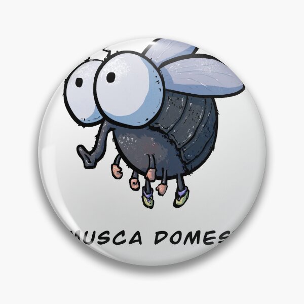 Item preview, So Musca Domestica designed and sold by Cute & Funny Hand-Drawn Prints | Happy Doodle Friends Shop.